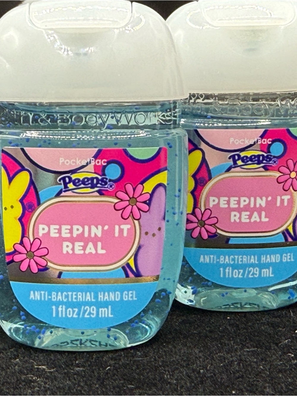 Bath & Body Works Peeps Peepin' It Real Hand Gel - Blue, Pink, Yellow